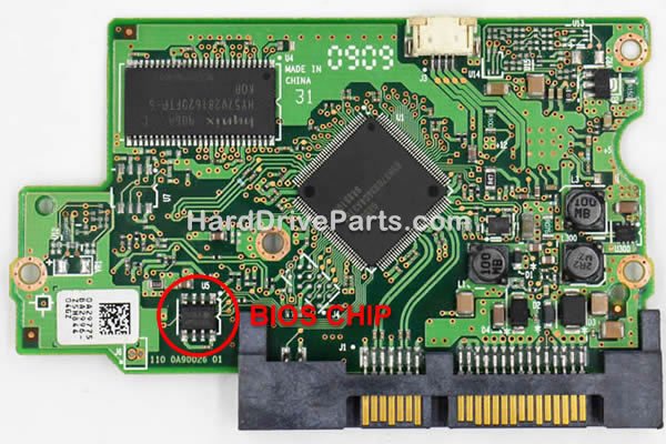 0A55895 Transfert BIOS Carte Disque Dur Hitachi