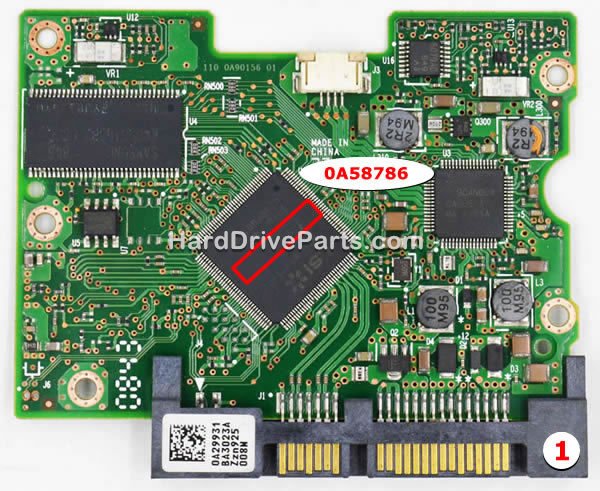 0A58786 Carte Disque Dur Hitachi