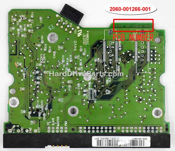 2060-001266-001 Carte Disque Dur WD