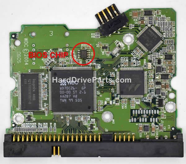 2060-001266-001 Transfert BIOS Carte Disque Dur WD