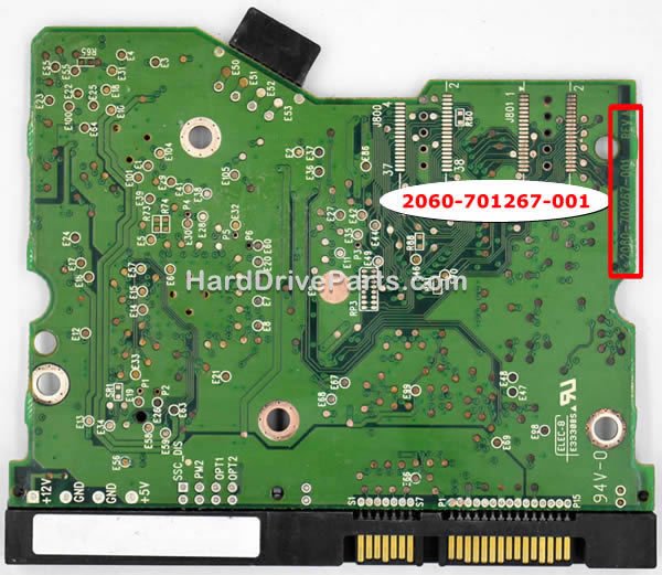2060-701267-001 Carte Disque Dur WD