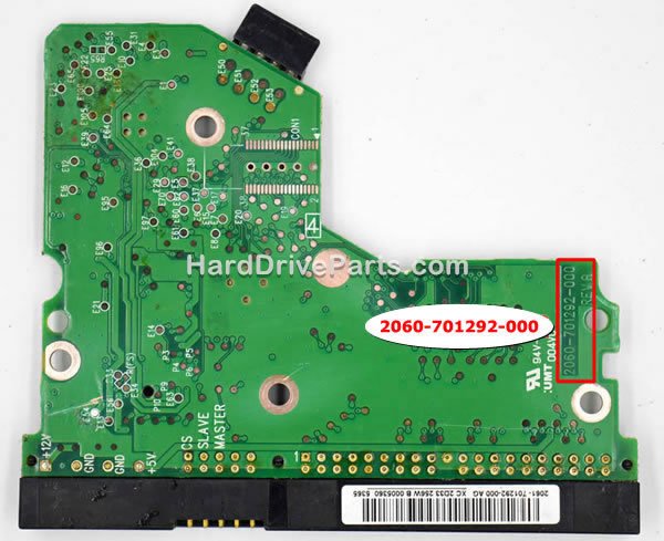 2060-701292-000 Carte Disque Dur WD