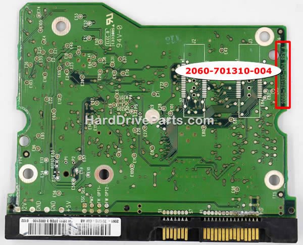 2060-701310-004 Carte Disque Dur WD