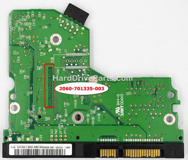 2060-701335-003 Carte Disque Dur WD