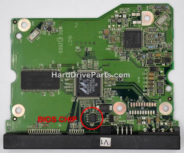 2060-701383-001 Transfert BIOS Carte Disque Dur WD