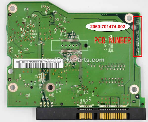 2060-701474-002 Carte Disque Dur WD