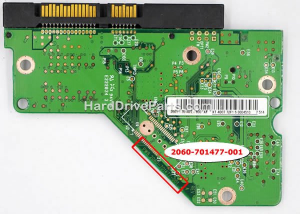 2060-701477-001 Carte Disque Dur WD