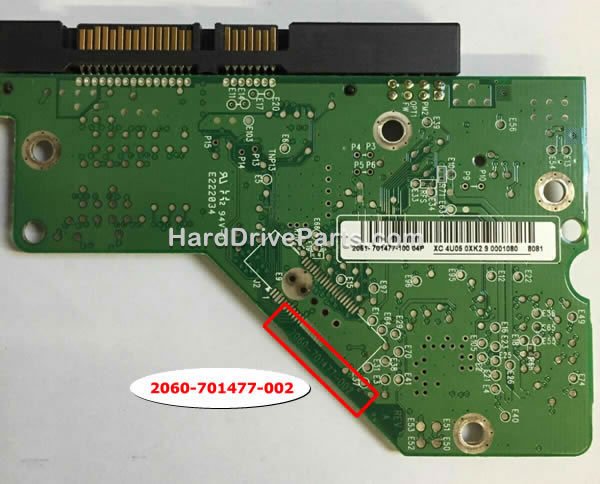 2060-701477-002 Carte Disque Dur WD