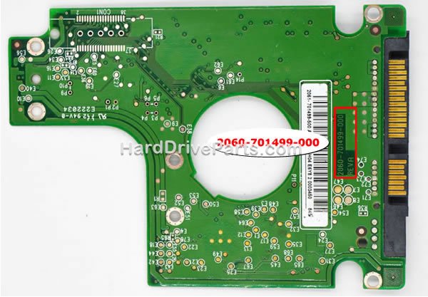 2060-701499-000 Carte Disque Dur WD