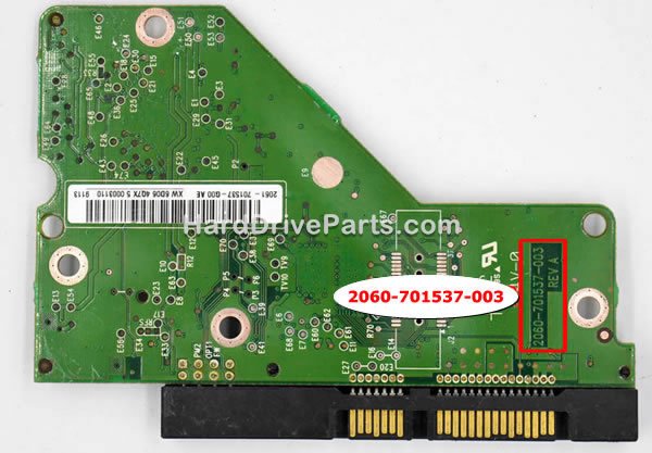 2060-701537-003 Carte Disque Dur WD