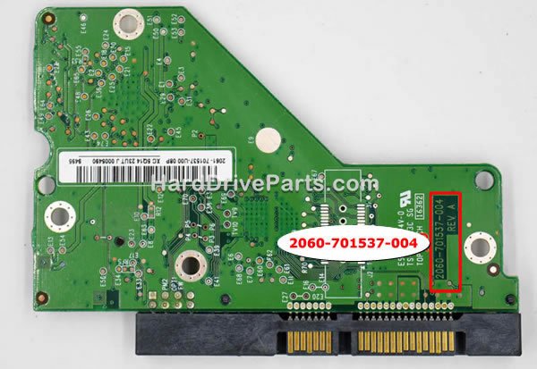 2060-701537-004 Carte Disque Dur WD