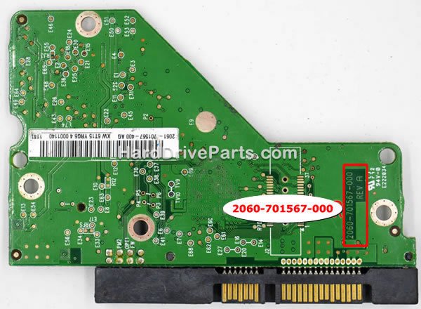 2060-701567-000 Carte Disque Dur WD