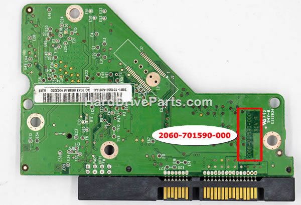 2060-701590-000 Carte Disque Dur WD