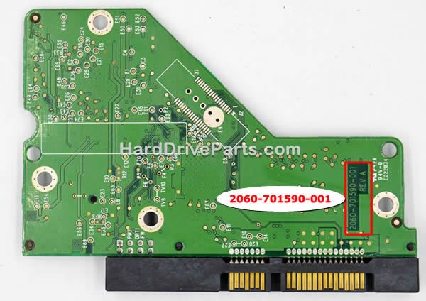 2060-701590-001 Carte Disque Dur WD