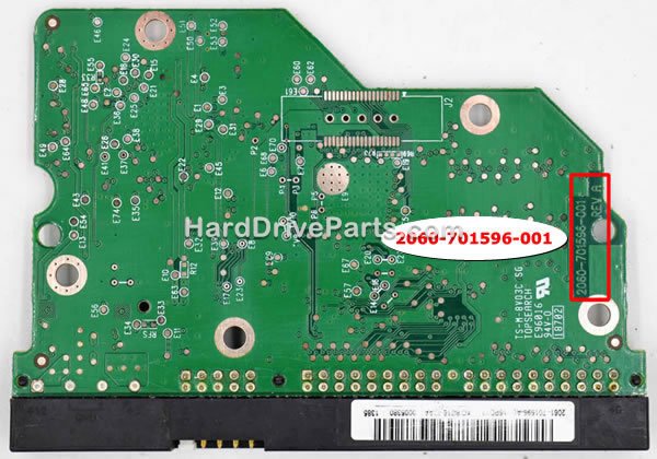 2060-701596-001 Carte Disque Dur WD