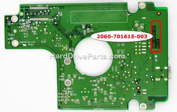 2060-701615-003 Carte Disque Dur WD