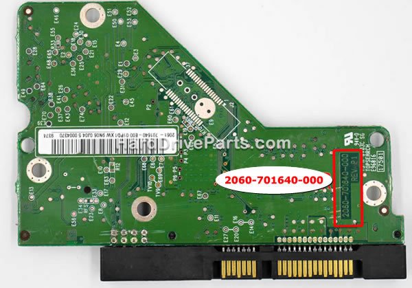 2060-701640-000 Carte Disque Dur WD