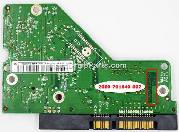 2060-701640-002 Carte Disque Dur WD