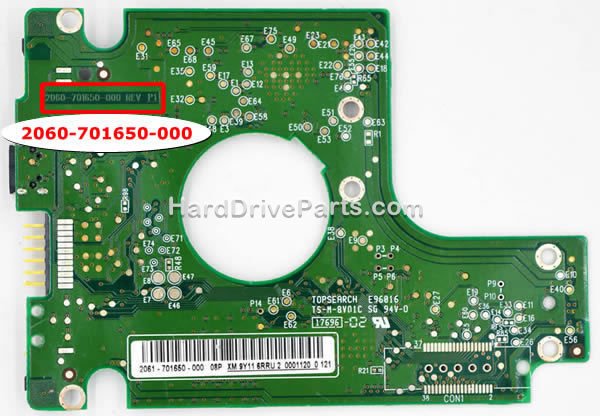 2060-701650-000 Carte Disque Dur WD