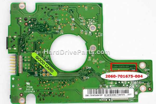 2060-701675-004 Carte Disque Dur WD