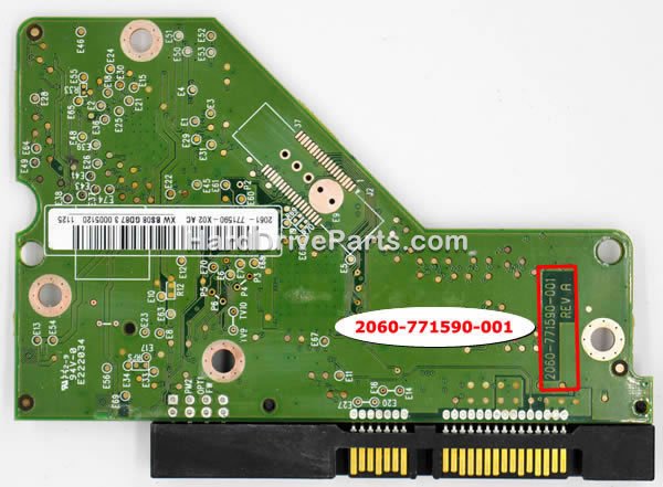 2060-771590-001 Carte Disque Dur WD