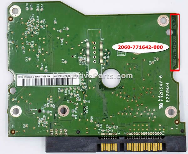 2060-771642-000 Carte Disque Dur WD