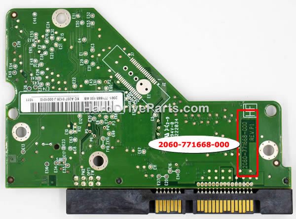 2060-771668-000 Carte Disque Dur WD