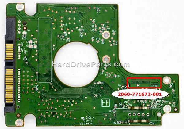 2060-771672-001 Carte Disque Dur WD