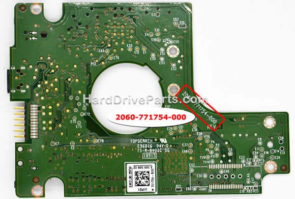 2060-771754-000 Carte Disque Dur WD