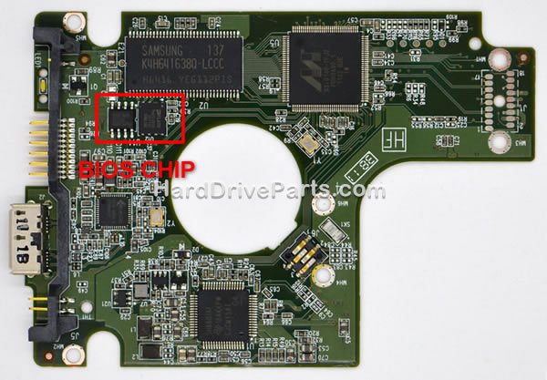 2060-771761-001 Transfert BIOS Carte Disque Dur WD