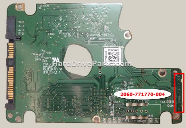 2060-771770-004 Carte Disque Dur WD