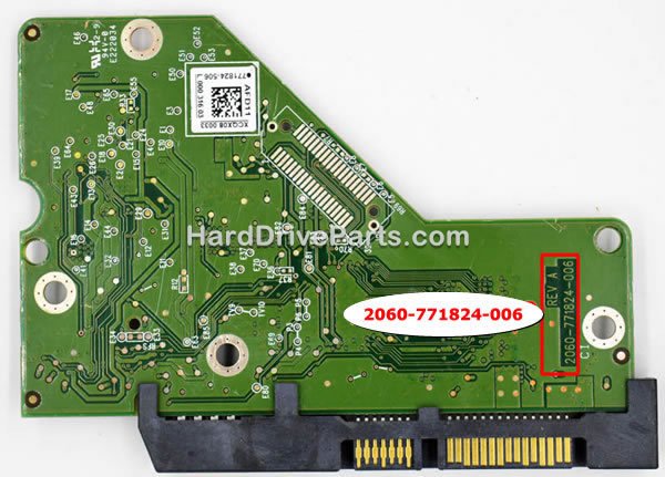 2060-771824-006 Carte Disque Dur WD