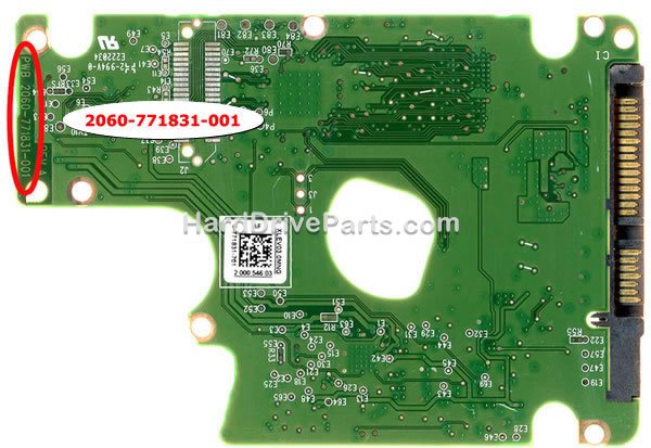2060-771831-001 Carte Disque Dur WD