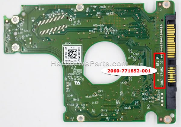 2060-771852-001 Carte Disque Dur WD