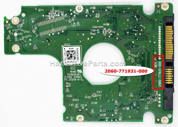 2060-771931-000 Carte Disque Dur WD