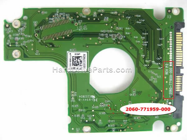 2060-771959-000 Carte Disque Dur WD
