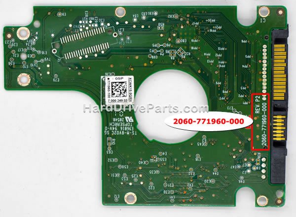 2060-771960-000 Carte Disque Dur WD