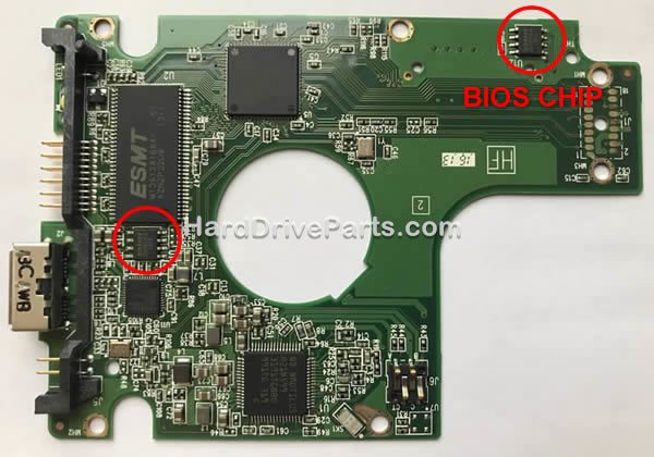 2060-771961-000 Transfert BIOS Carte Disque Dur WD