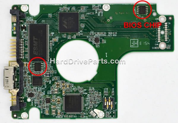 2060-771961-001 Transfert BIOS Carte Disque Dur WD