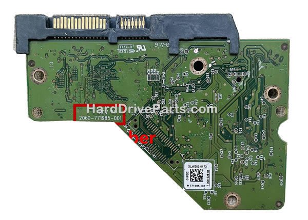 2060-771985-001 Carte Disque Dur WD