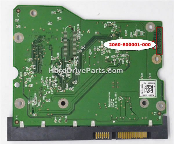 2060-800001-000 Carte Disque Dur WD