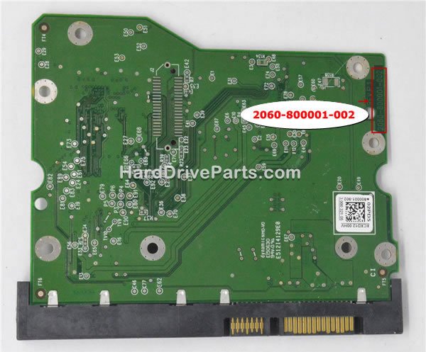 2060-800001-002 Carte Disque Dur WD