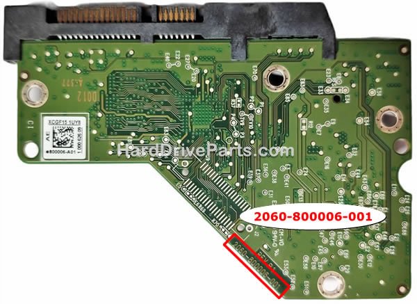 2060-800006-001 Carte Disque Dur WD