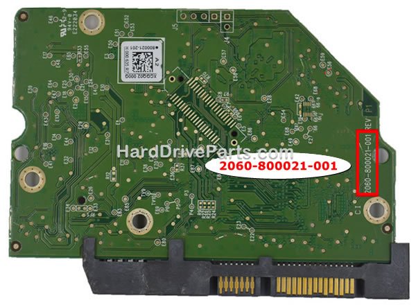 2060-800021-001 Carte Disque Dur WD
