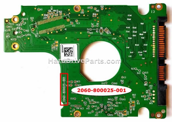 2060-800025-001 Carte Disque Dur WD
