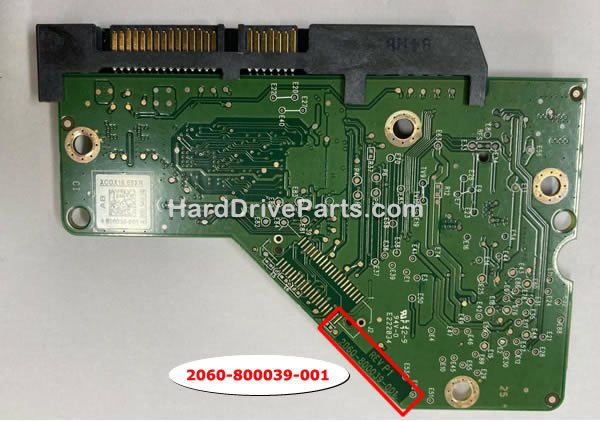 2060-800039-001 Carte Disque Dur WD
