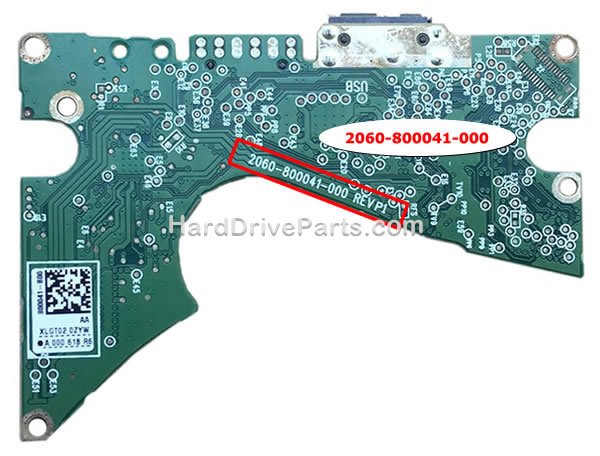 2060-800041-000 Carte Disque Dur WD