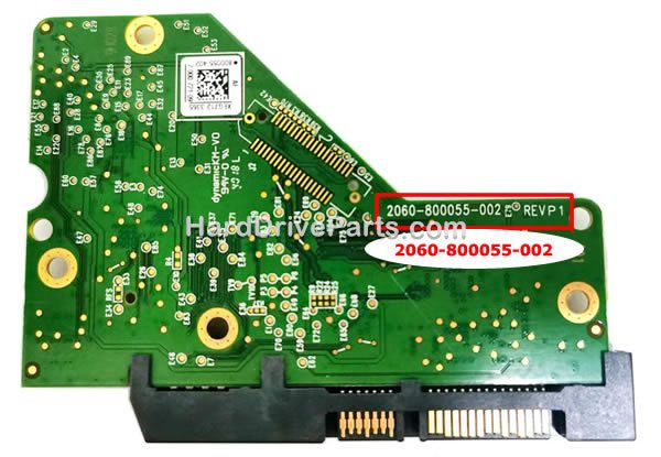 2060-800055-002 Carte Disque Dur WD