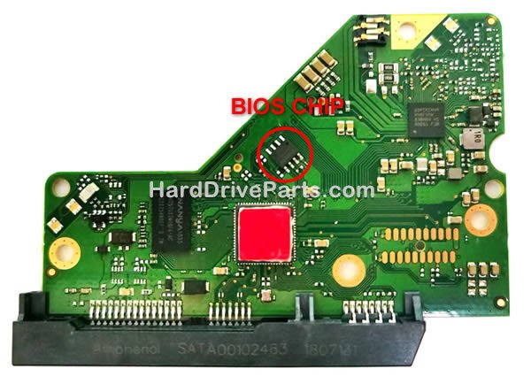 2060-800055-002 Transfert BIOS Carte Disque Dur WD