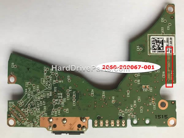 2060-800067-001 Carte Disque Dur WD